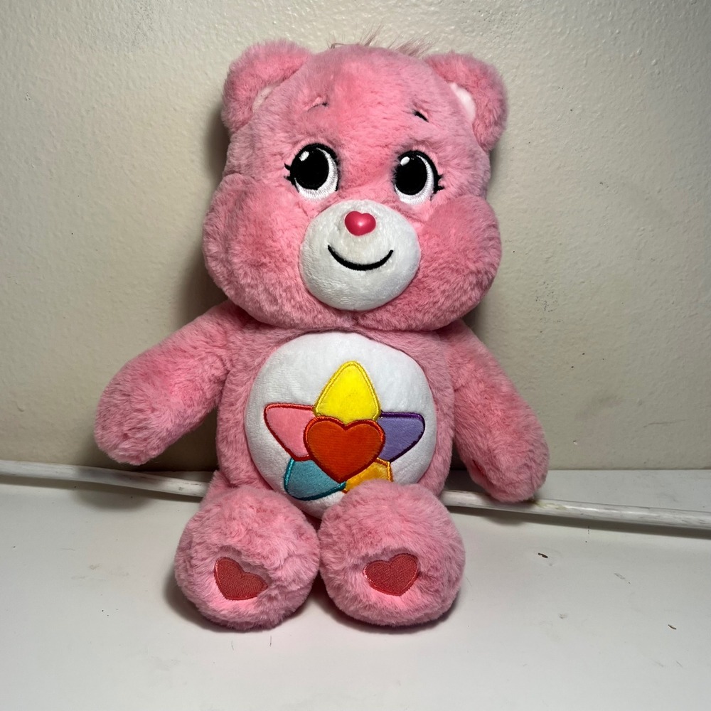 Care Bears 14" True Heart Bear Plush Pink Unlock the Magic 2022 Basic Fun